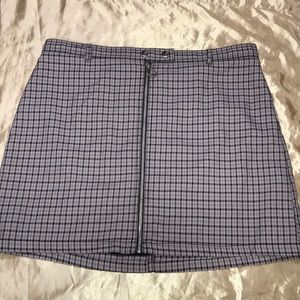 Wild Fable Plaid Purple Skirt size L